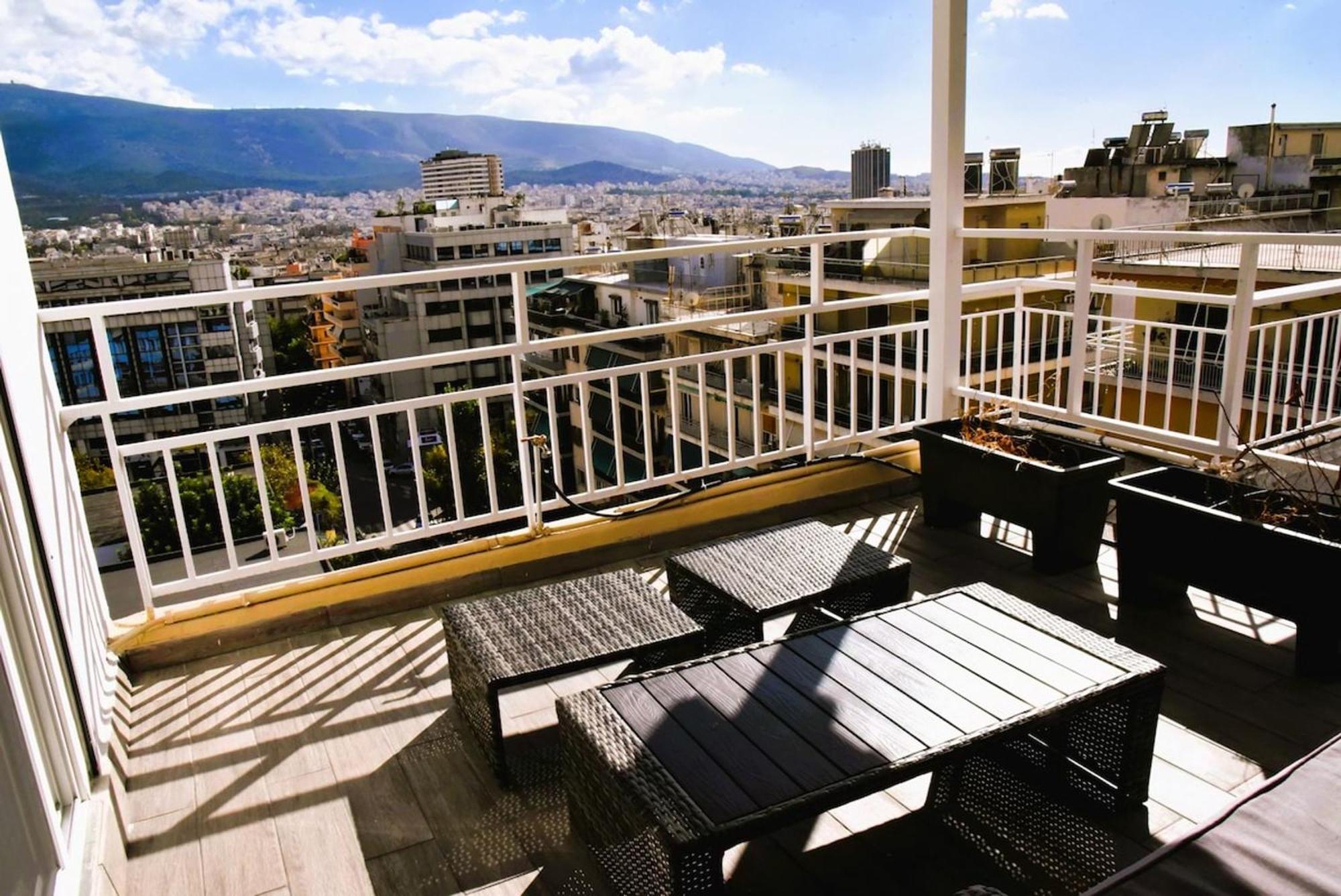 Tiny Rooftop Apartment Athens Exterior photo